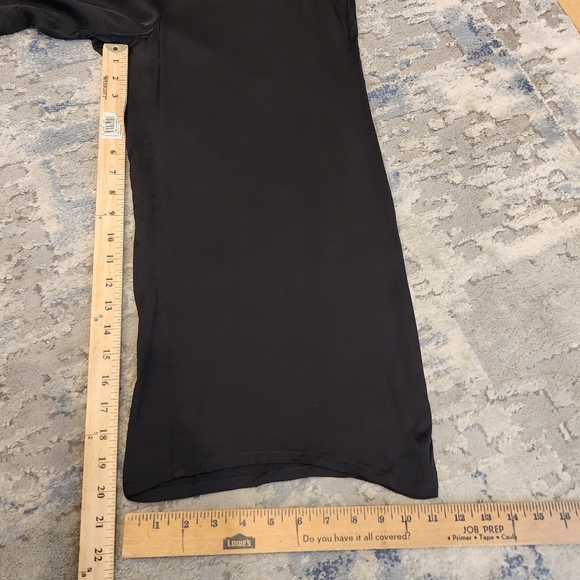 NWT Chaser Wideleg Crop Blacl Lightweight Flowy Pants Size Medium. - Picture 5 of 13